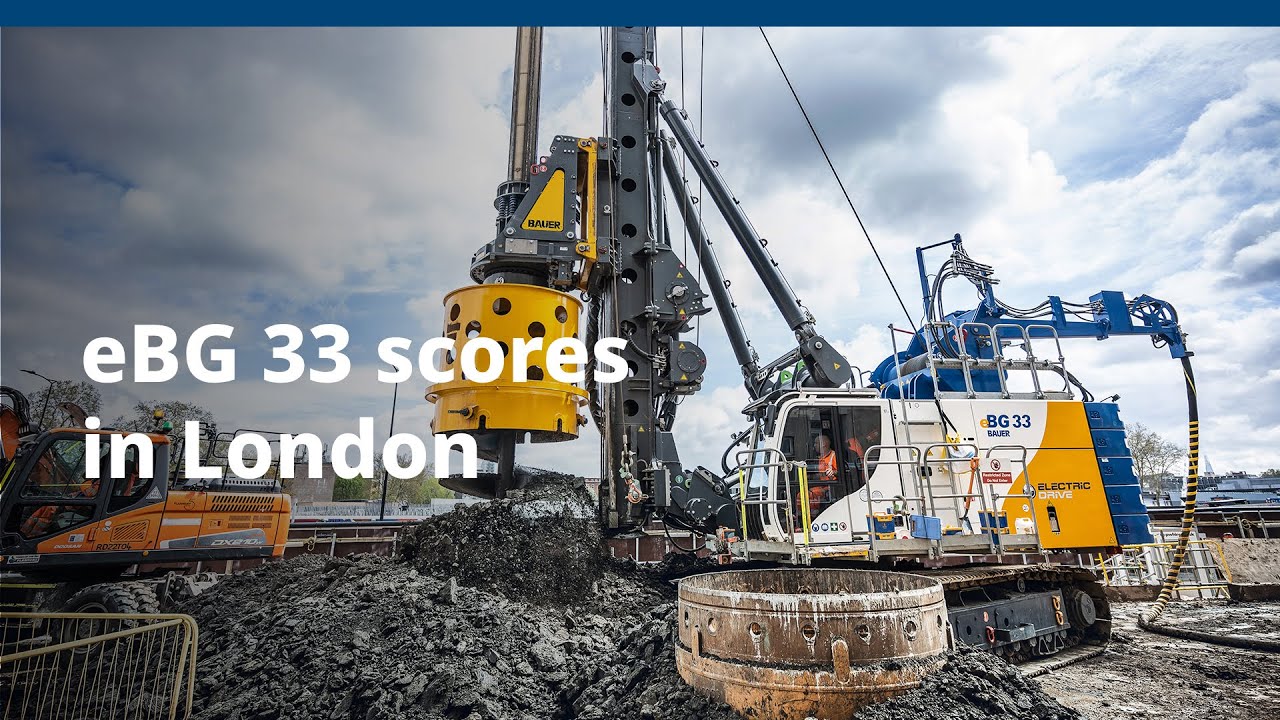 BAUER Maschinen GmbH – Plugged-in eBG 33 scores in London