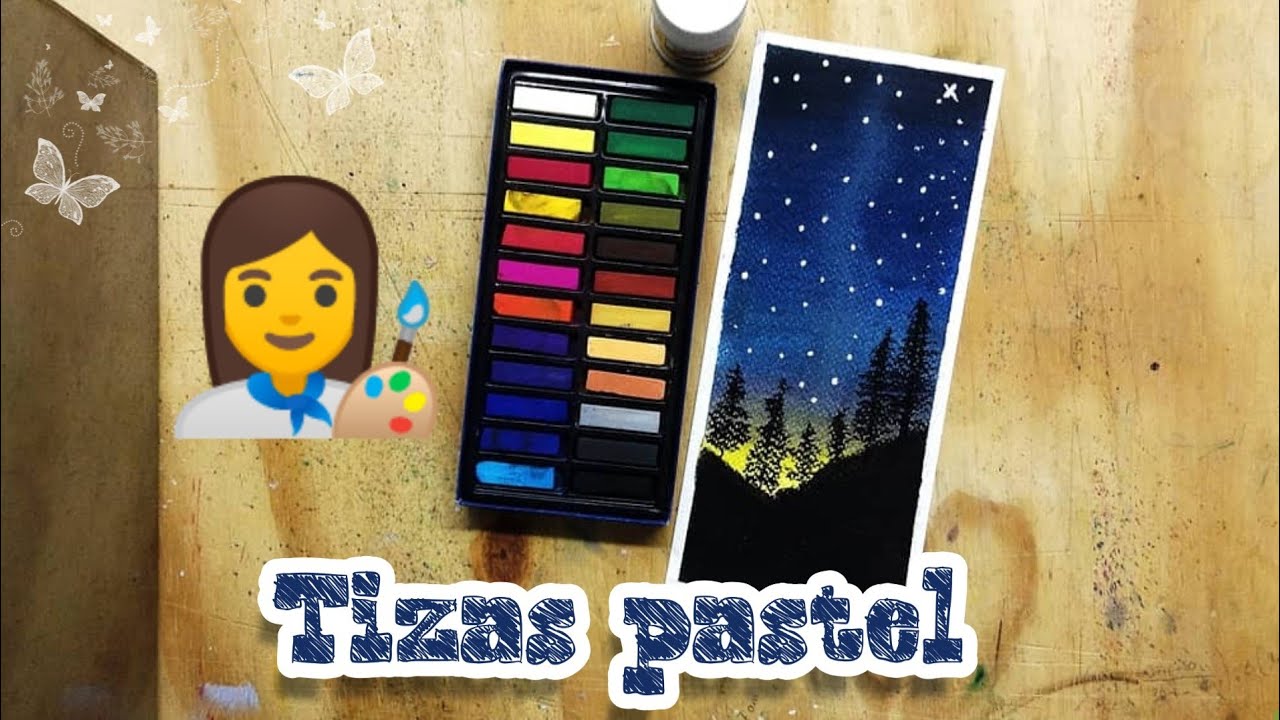 Como pintar con tizas pastel o gises (Tutorial super facil ) - Shessira Ventura!