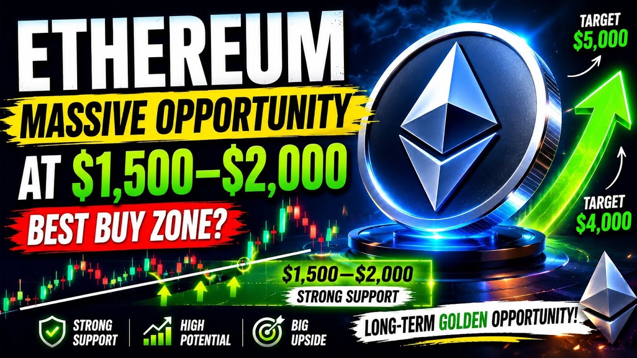 Ethereum at $1,500&ndash;$2,000: The Best Long-Term Buying Opportunity?