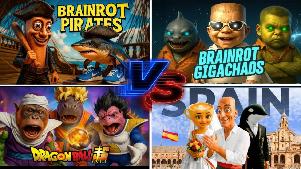 4 Brainrot Teams Battle – Who Is Strongest?
