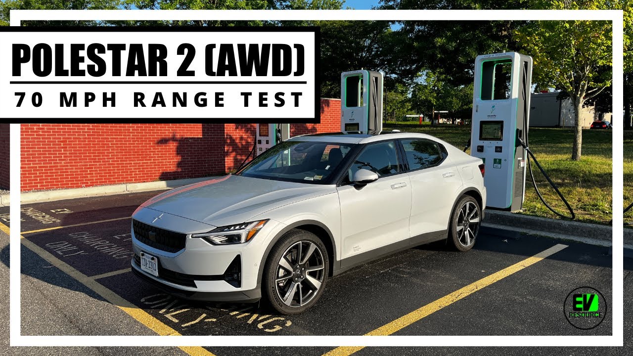 Polestar 2 — тест на дальность 70 миль в час