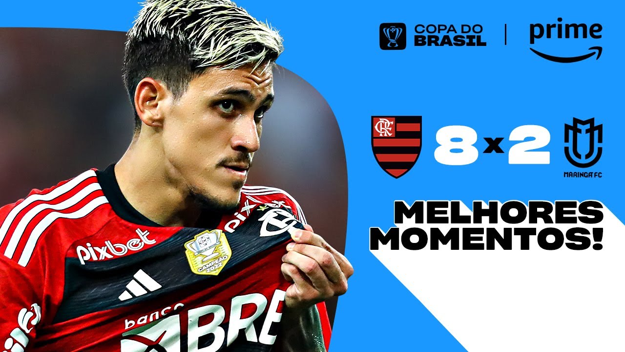 FLAMENGO 8 X 2 MARING&Aacute; | Melhores Momentos | Copa do Brasil