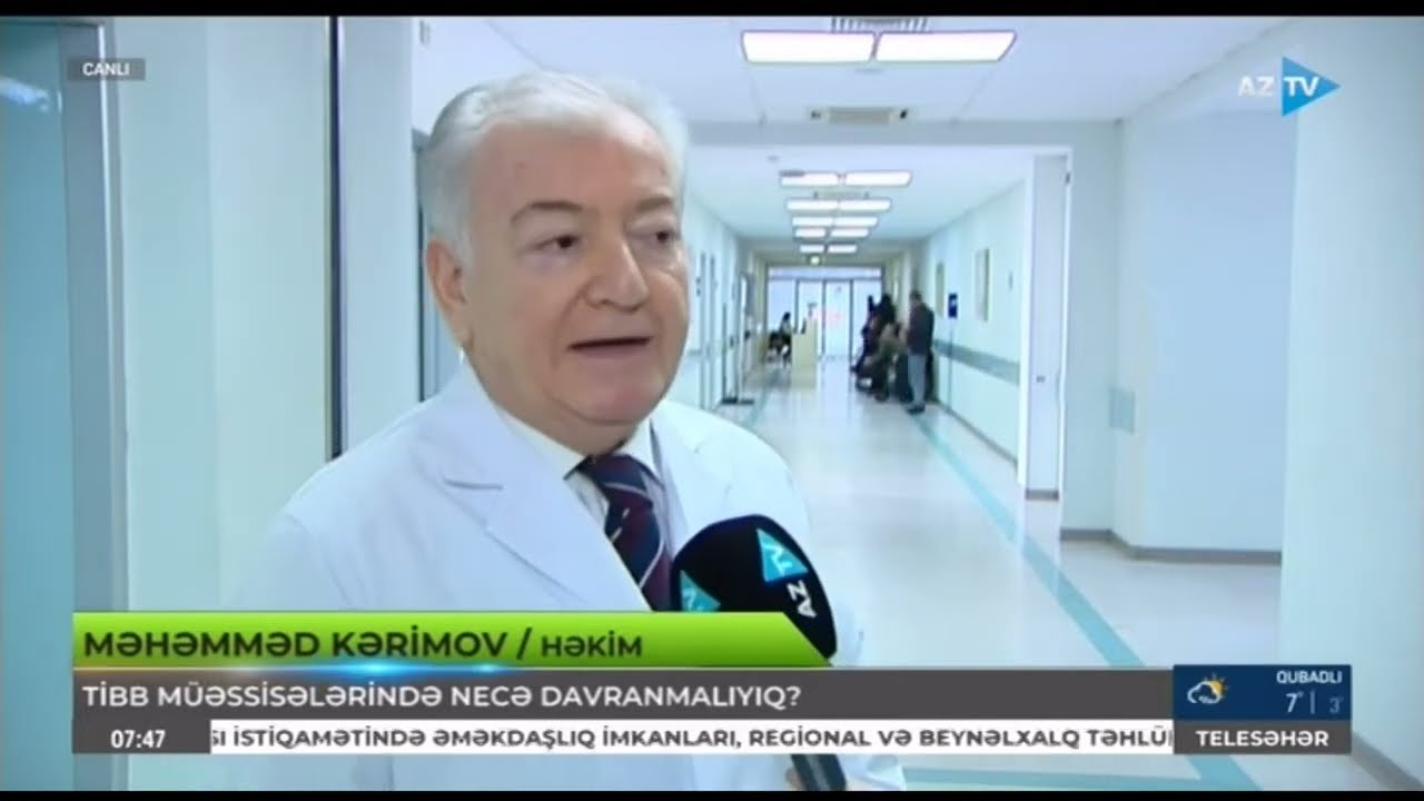 Tibb müəssisələrində düzgün davranış qaydaları
