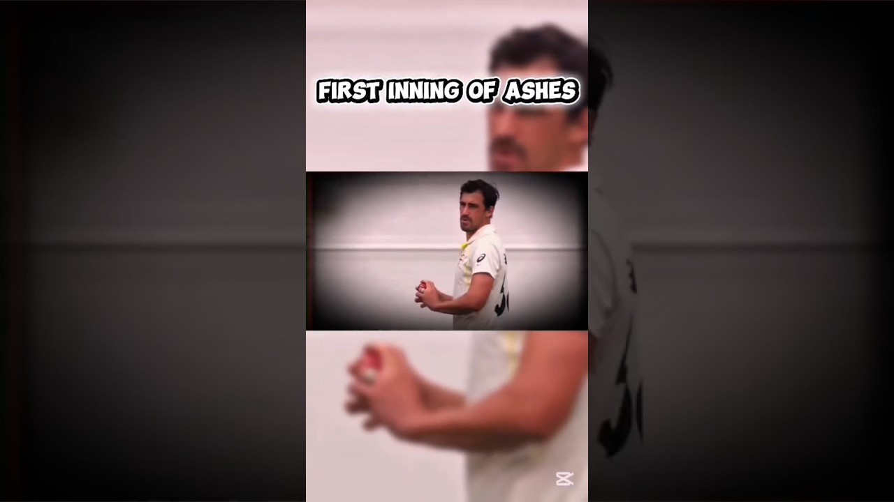 "First Ball end the Ashes"