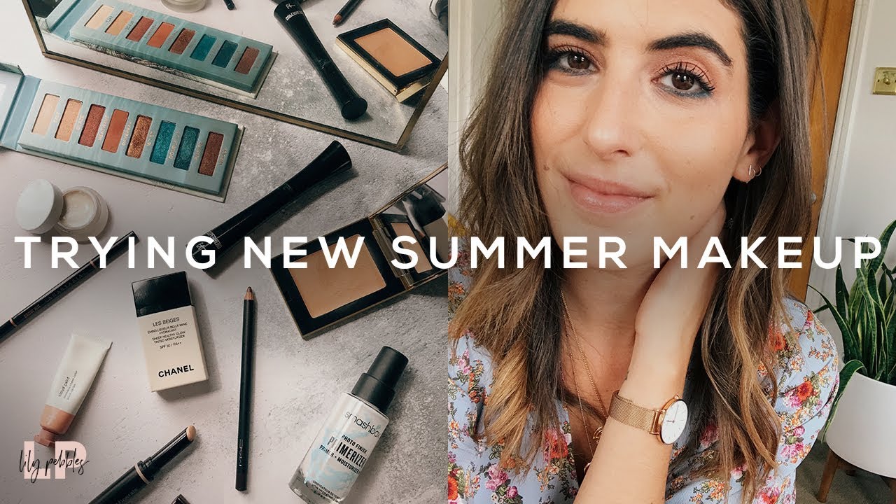 CHATTY GRWM: SUMMER GLOWY MAKEUP ft. Urban Decay Beached Palette | Lily Pebbles