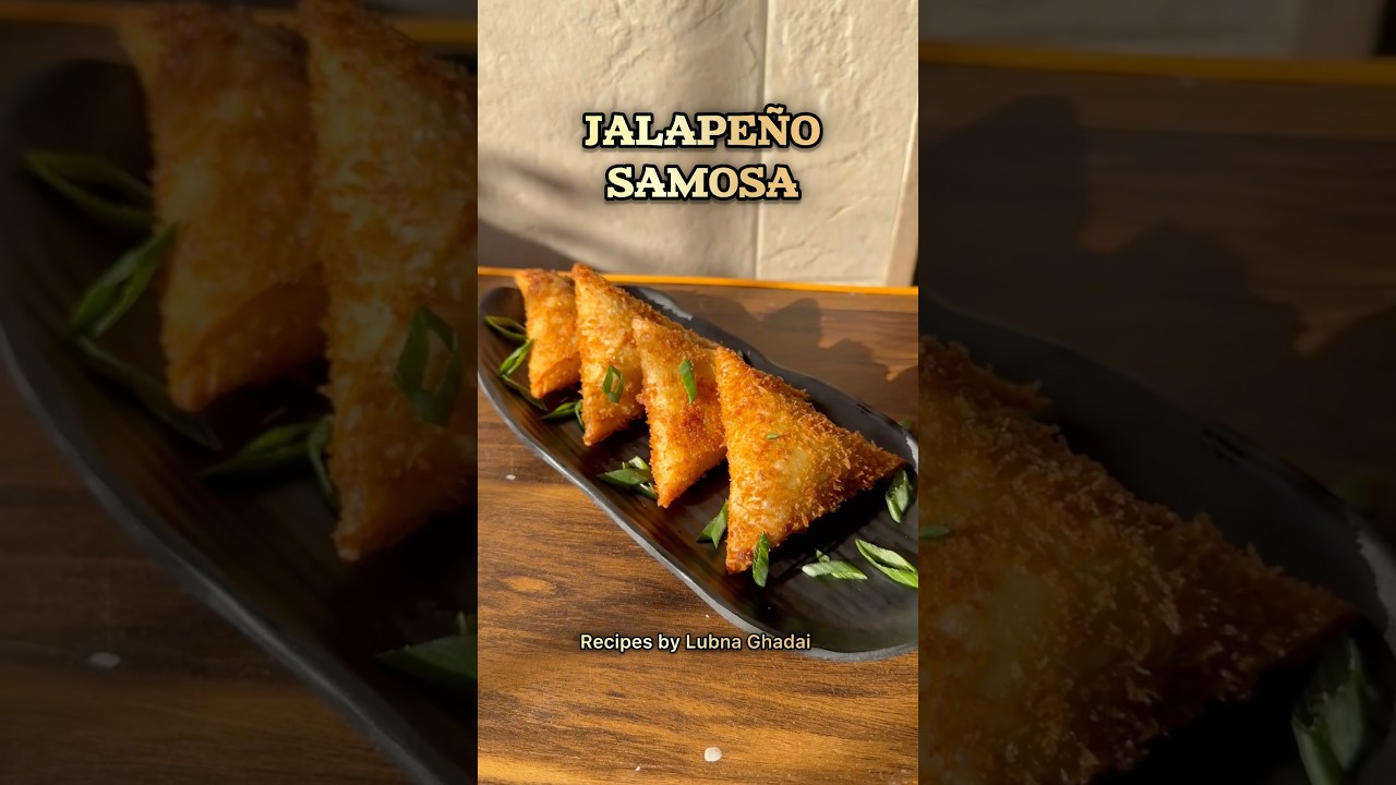 Jalape&ntilde;o Samosa | Cheese Chicken Samosa Recipe #jalape&ntilde;o #chickensamosa #ramadanrecipes