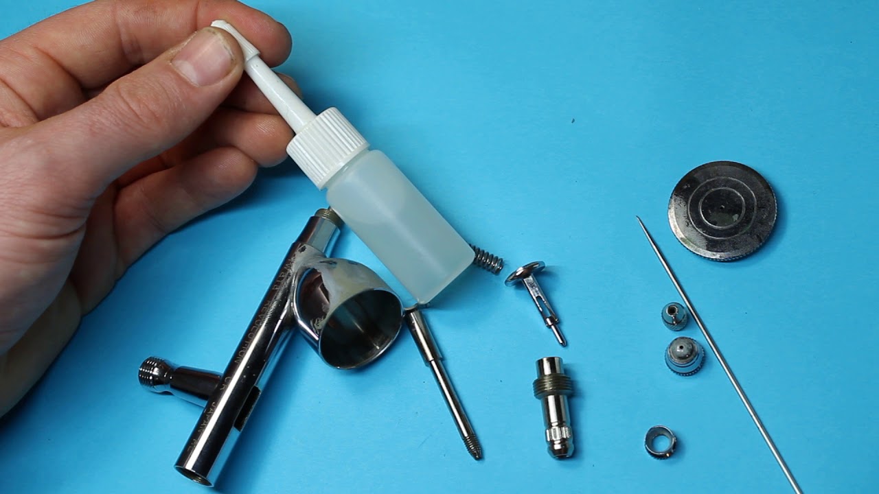 Stripping down your airbrush (Iwata CR Plus)