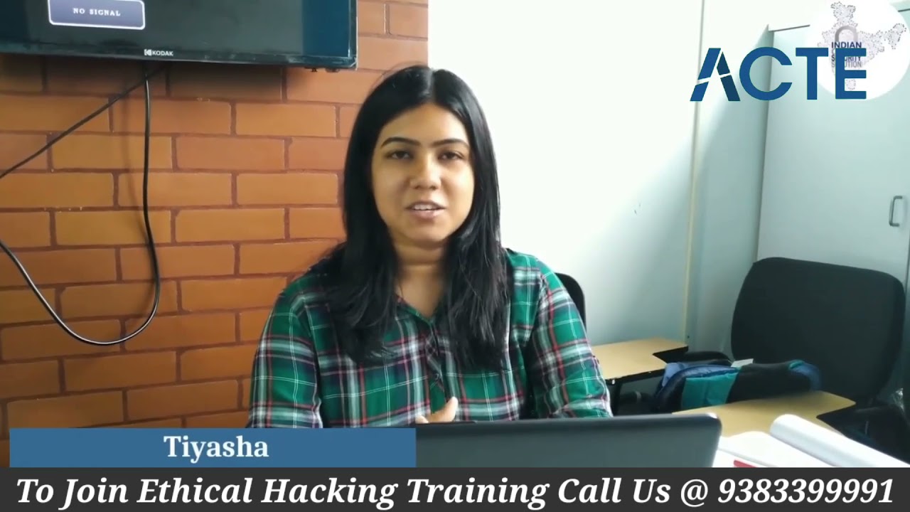 Ethical Hacking Training in ACTE | ACTE Student Review on Ethical Hacking Training | ACTE Reviews