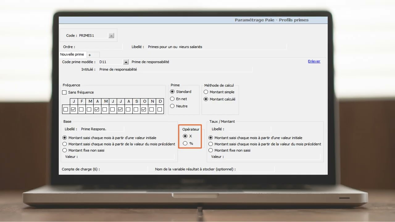 Ajouter une prime par profil utilisateur pour quelques salariés sur SILAE