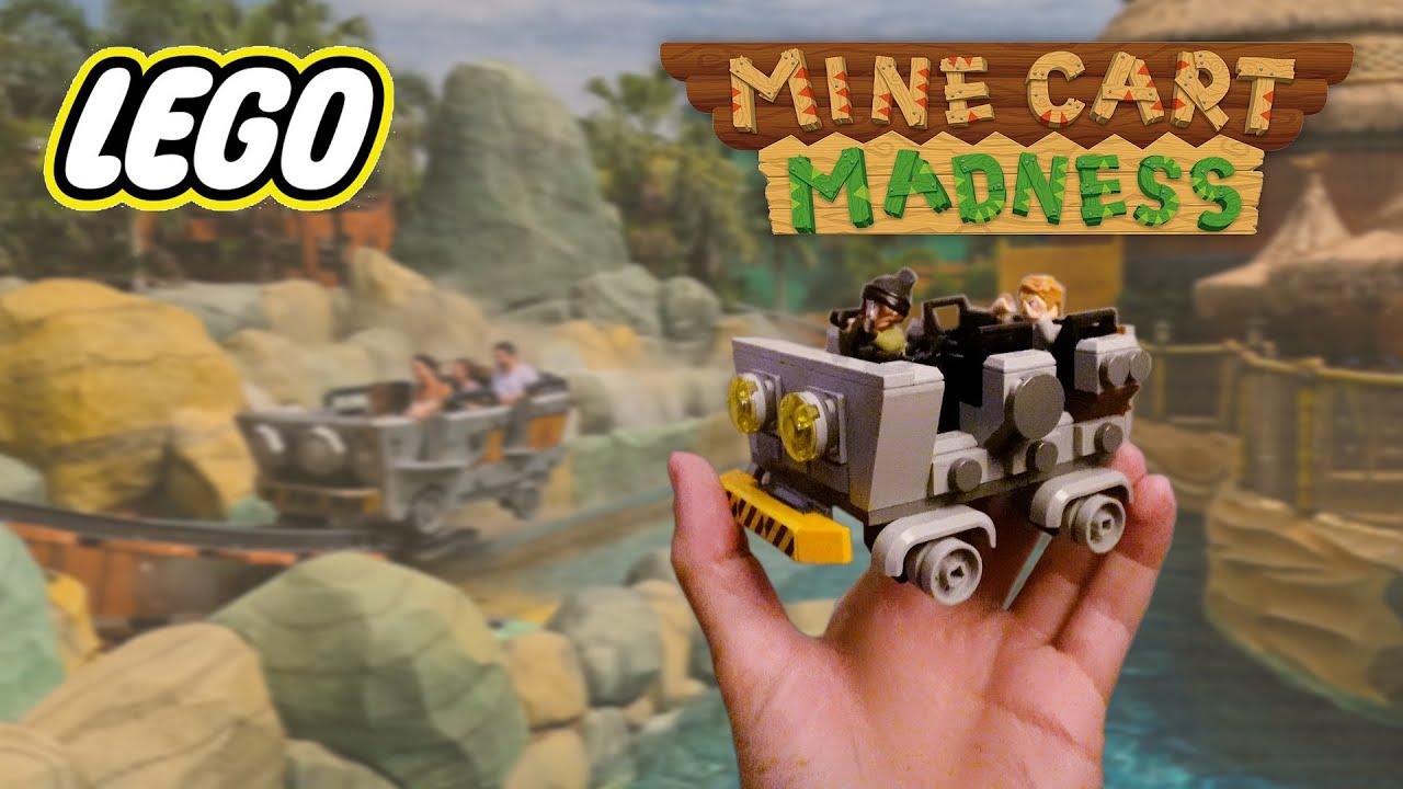 We Built Mine-Cart Madness in LEGO? Full Speed Build & Review!