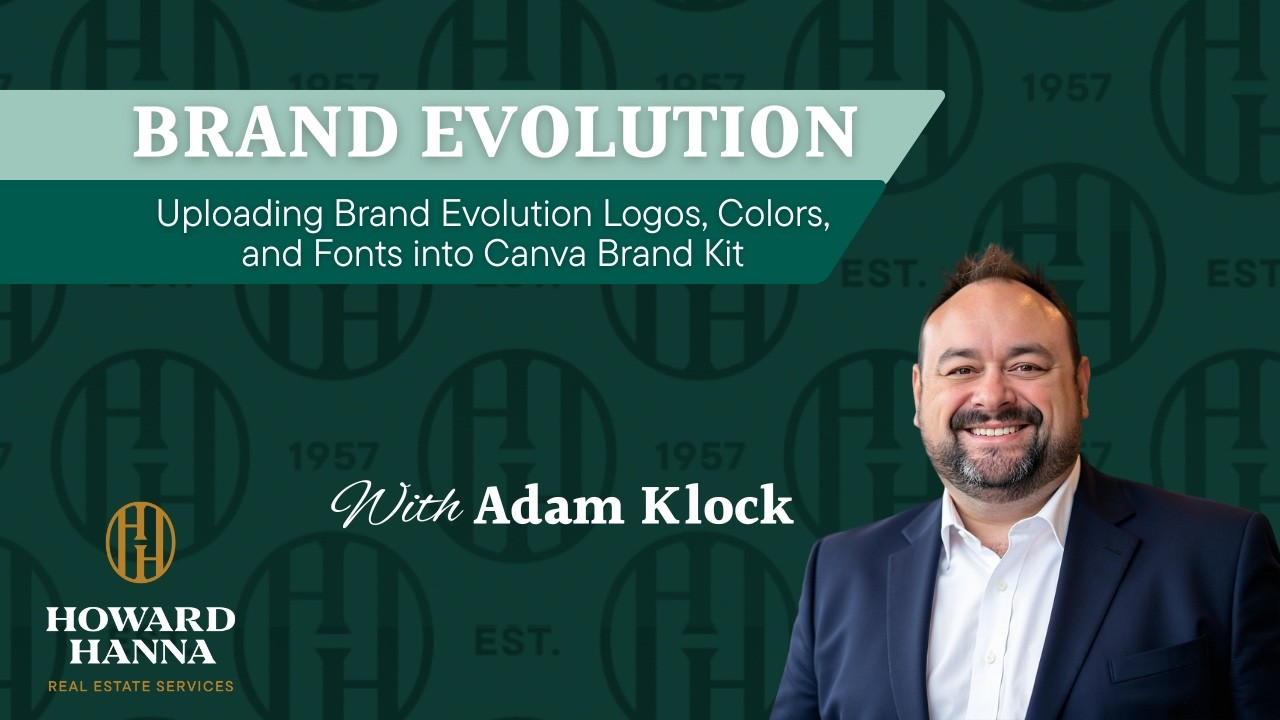 Uploading Evolution Logos, fonts, and Colors to CANVA