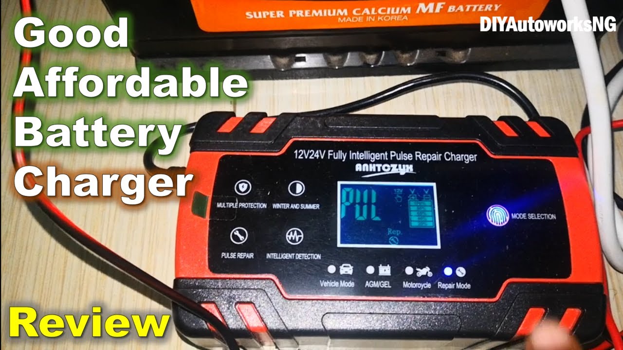 Good Affordable Car BATTERY CHARGER: Pulse Charger REVIEW (12V24V Pulse Repair Charger)