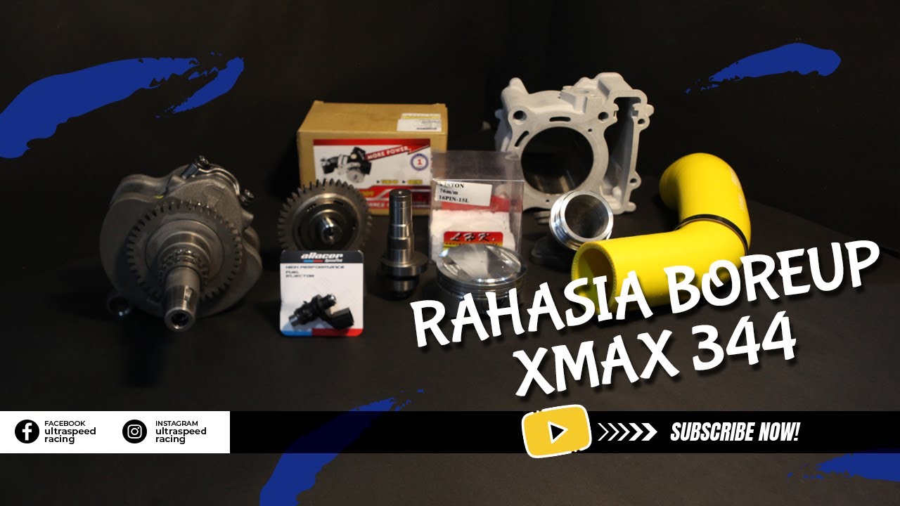 RAHASIA BOREUP XMAX 344CC