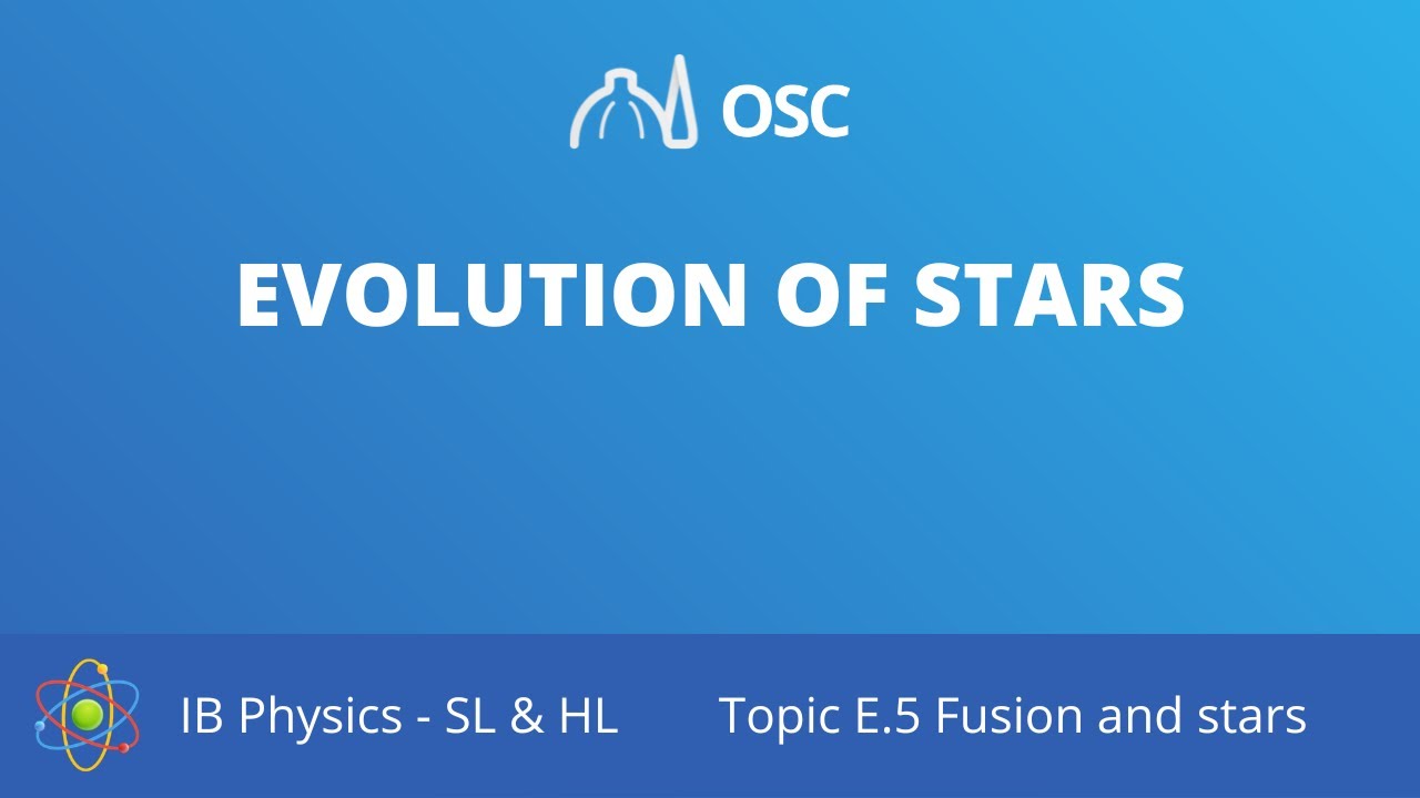 Evolution of stars [IB Physics SL/HL]