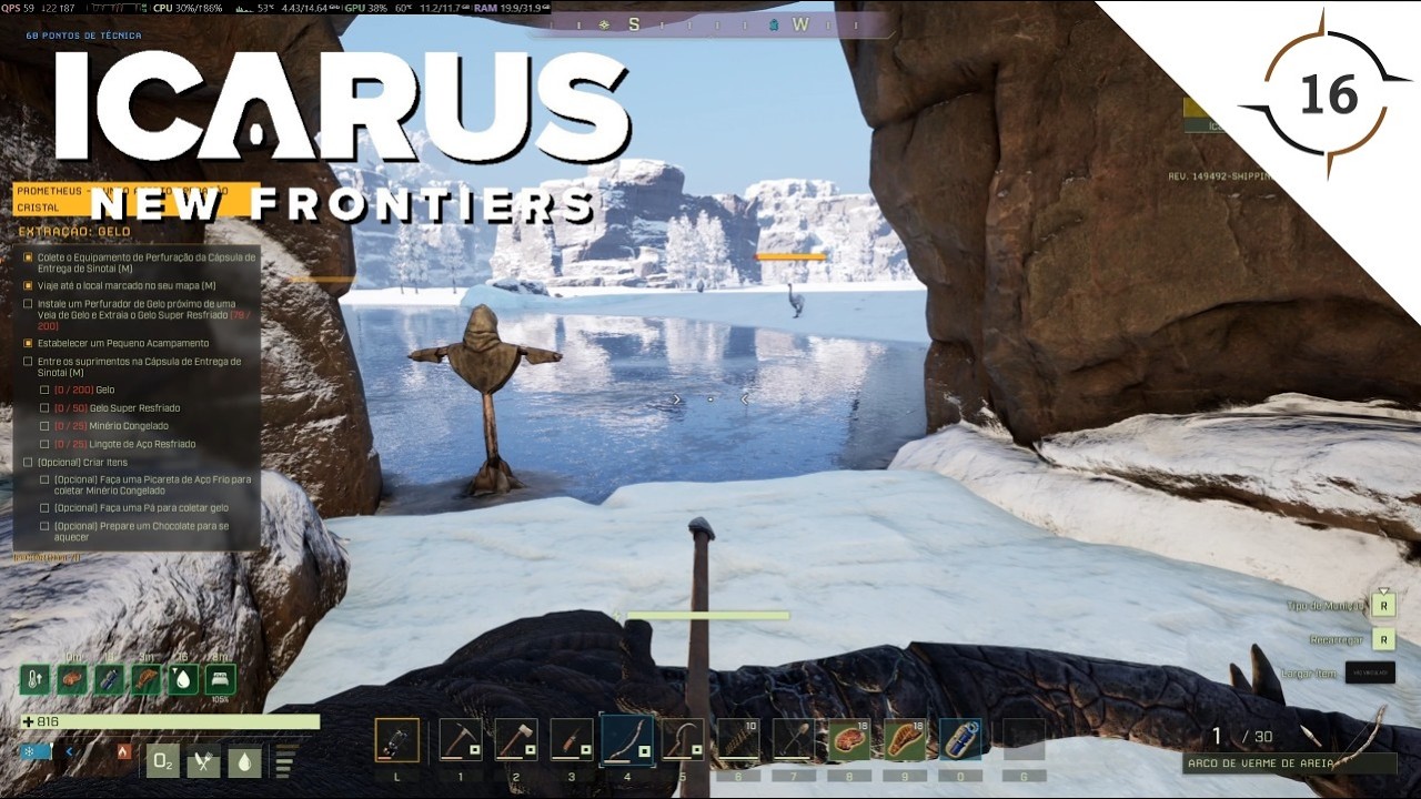 EP16 - OPERAÇÃO CRISTAL - PARTE 02 🪨 ICARUS PROMETHEUS - GAMEPLAY PT BR #icarus