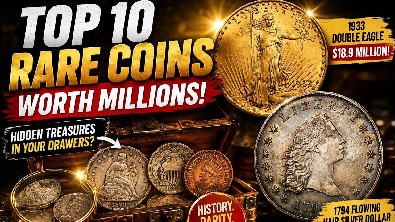 Top 10 Rare Coins Worth Millions &ndash; The World's Most Valuable Hidden Treasures!