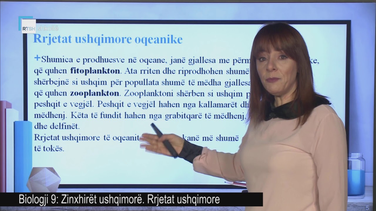 Biologji 9 - Zinxhirët ushqimorë. Rrrjetat ushqimore.