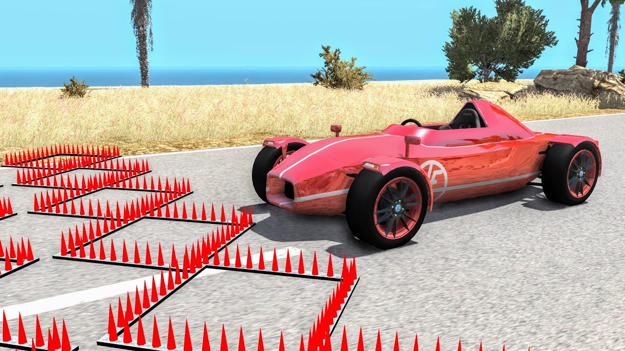 Massive Spike Strip Pileup Crashes #55 – BeamNG Drive | CrashBoomPunk