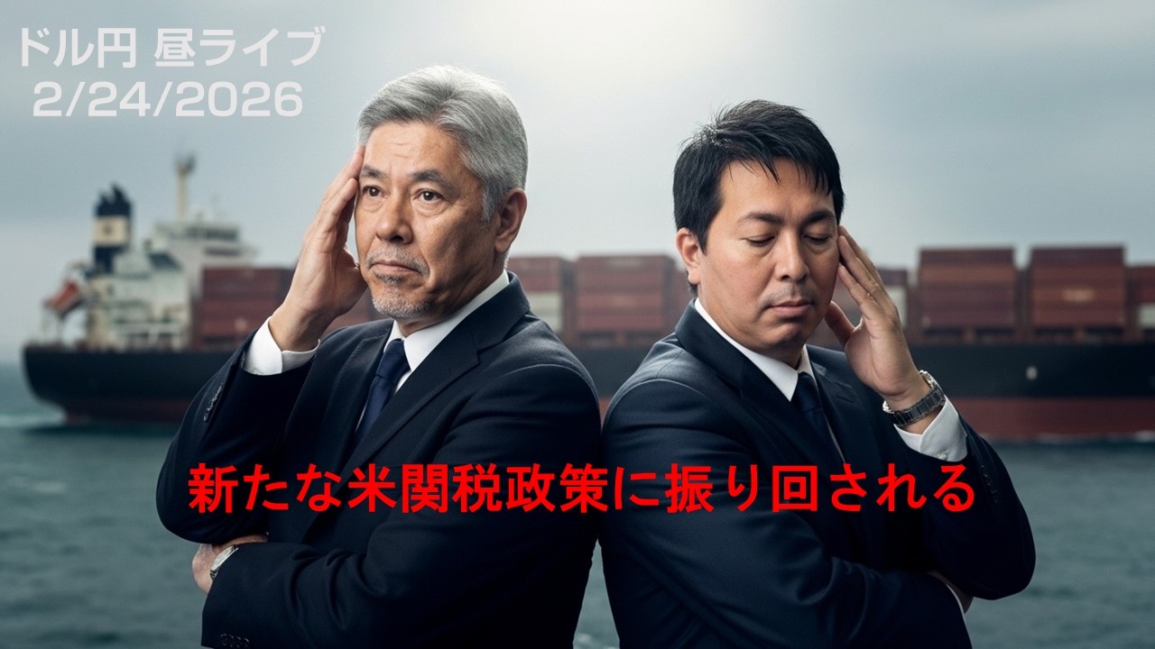 【FX】2/24 新たな米関税政策はドル売り材料？ 今週の注目イベントは？ ｜為替市場ニュースの振り返り、今日の見通し  ＃外為ドキッ