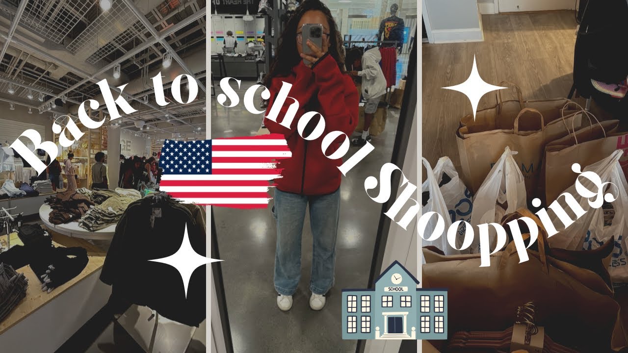 Back to school shopping🤍🛍️🤩