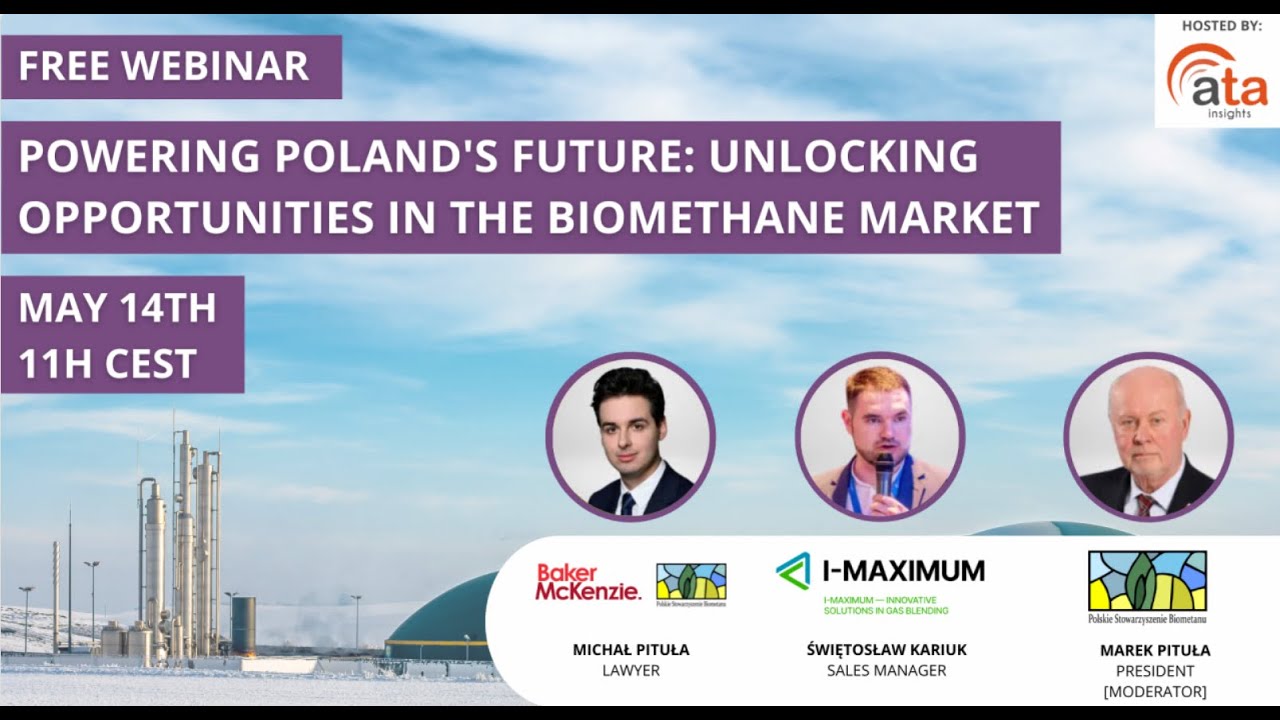 Webinar: The future of the biomethane market in Poland. LPG enrichment  biomethane - I-MAXIMUM