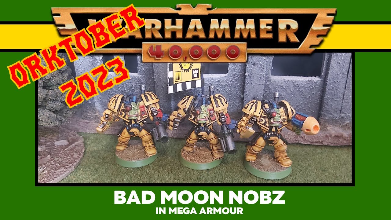 Нобз из Bad Moon в мегаброне | Warhammer 40K 2nd Edition | Октябрь 2023