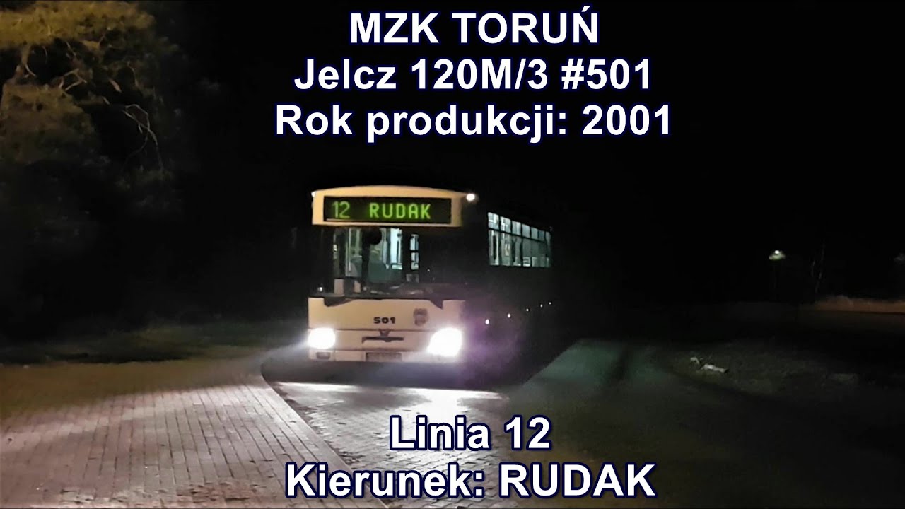MZK Toruń - Linia 12, Jelcz 120M/3 #501