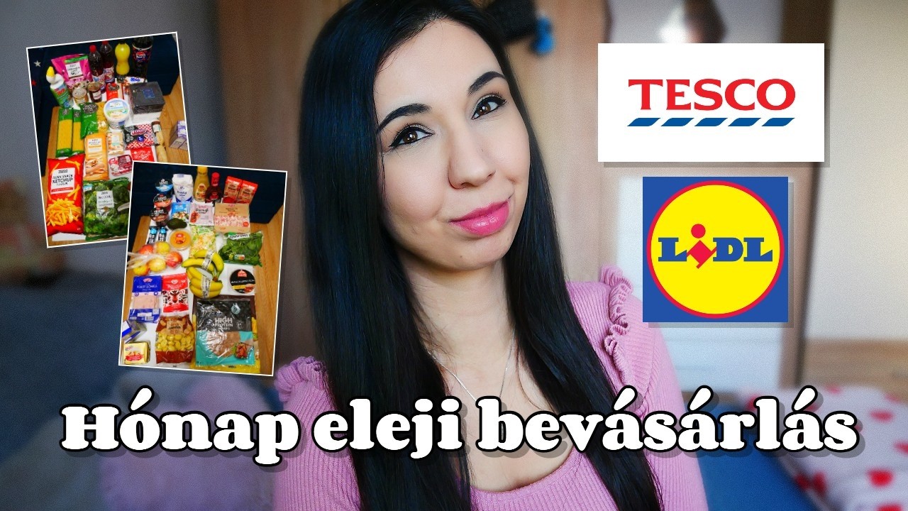 2 hetes nagy bevásárlás / Tesco * Lidl HAUL / Ebéd ötlet 🛍️