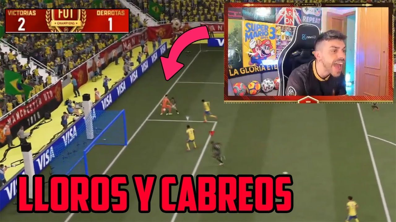 DjMaRiiO PIERDE CONTRA UN RIVAL QUE SACA AL PORTERO😂 | LLOROS Y CABREOS FIFA 21