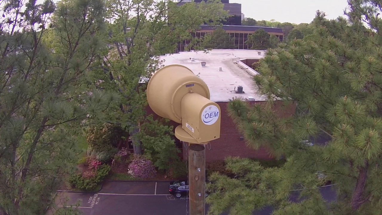 ACA P-15 Siren Test From A Drone