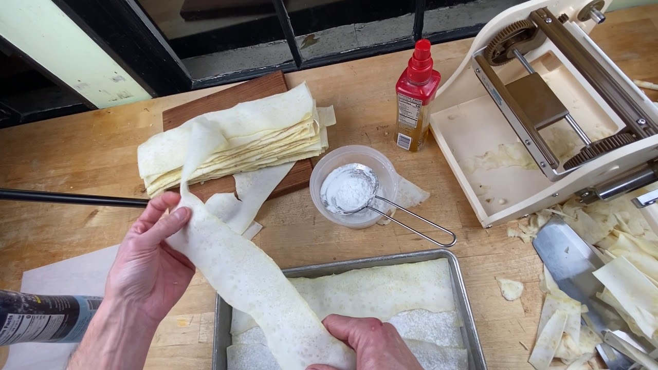 Celery root Pave with Chiba slicer pt 3