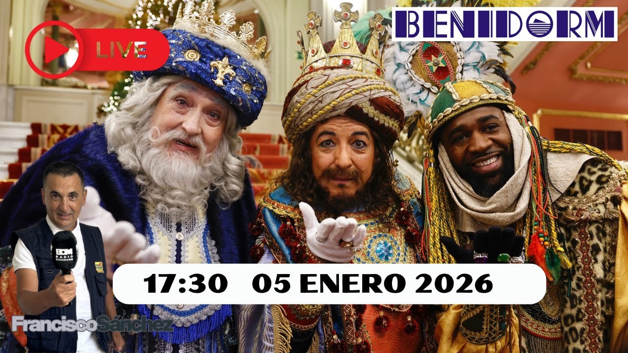 🔥 “¡BENIDORM SE LLENA DE MAGIA! Los Reyes Magos llegan al Palacio de Deportes por la lluvia 👑✨”