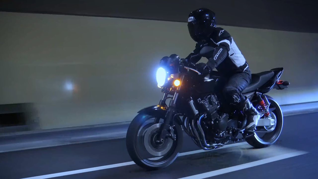 夜に駆ける漆黒のREVO。| CB400SF【4K】