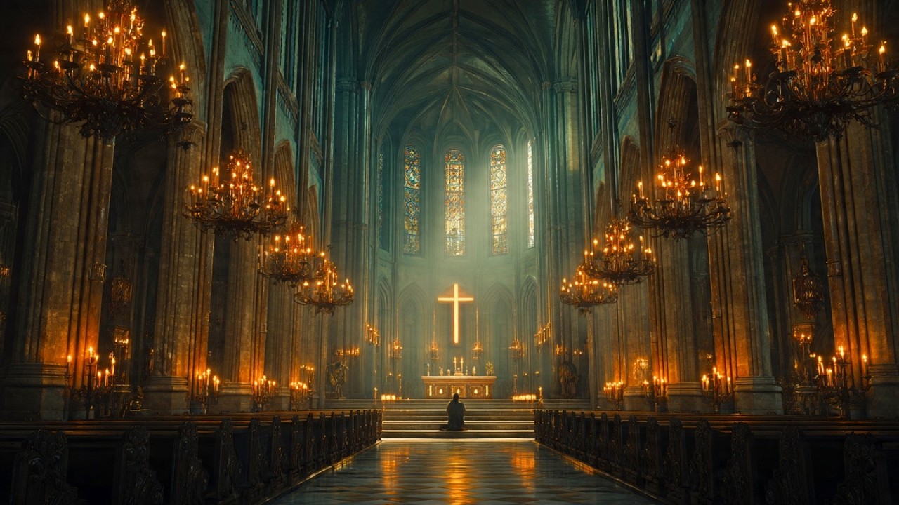 The Cathedral Silence Your Soul Needs ✨ Gregorian Chant Healing | 2 Hours Christian Music