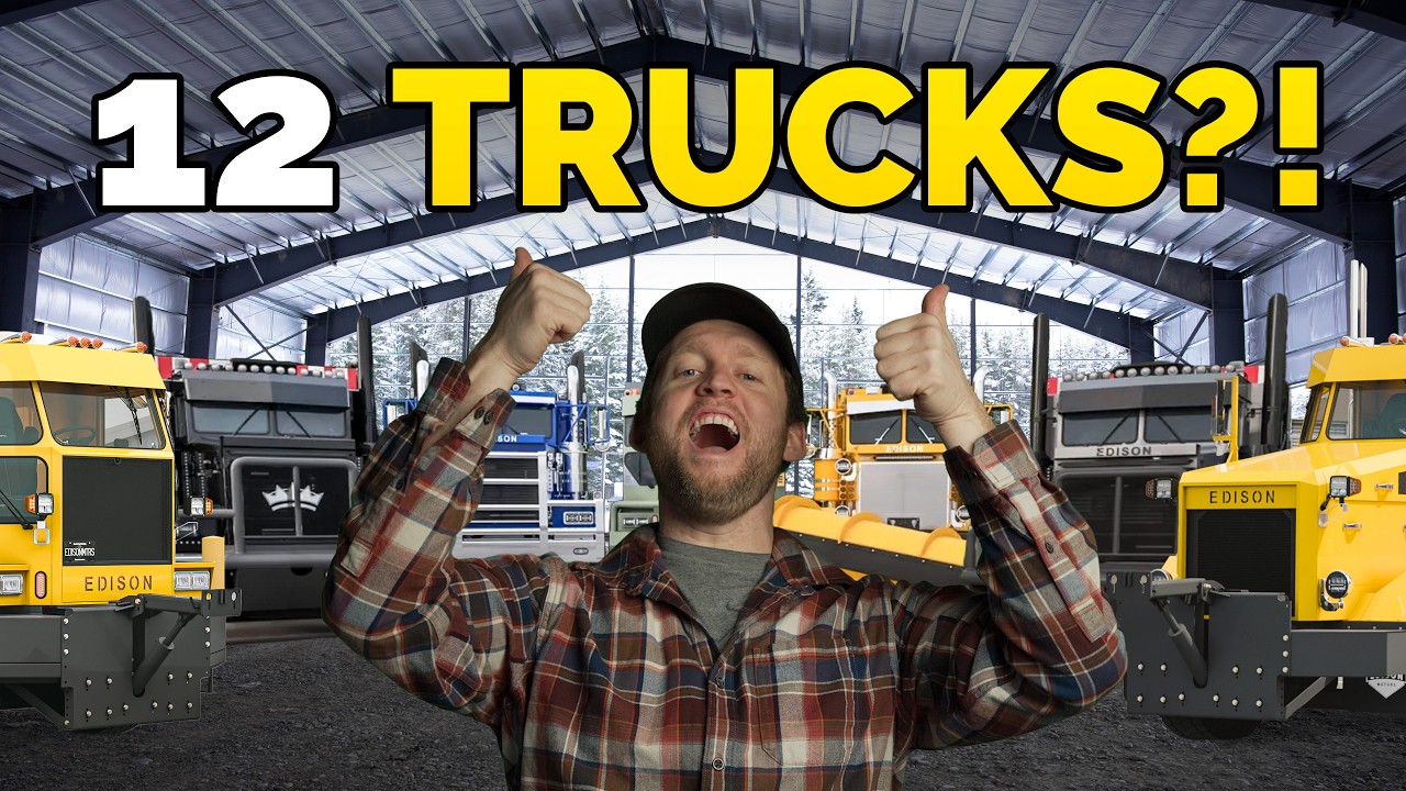 Can We Fit 12 Semi-Trucks in Here?