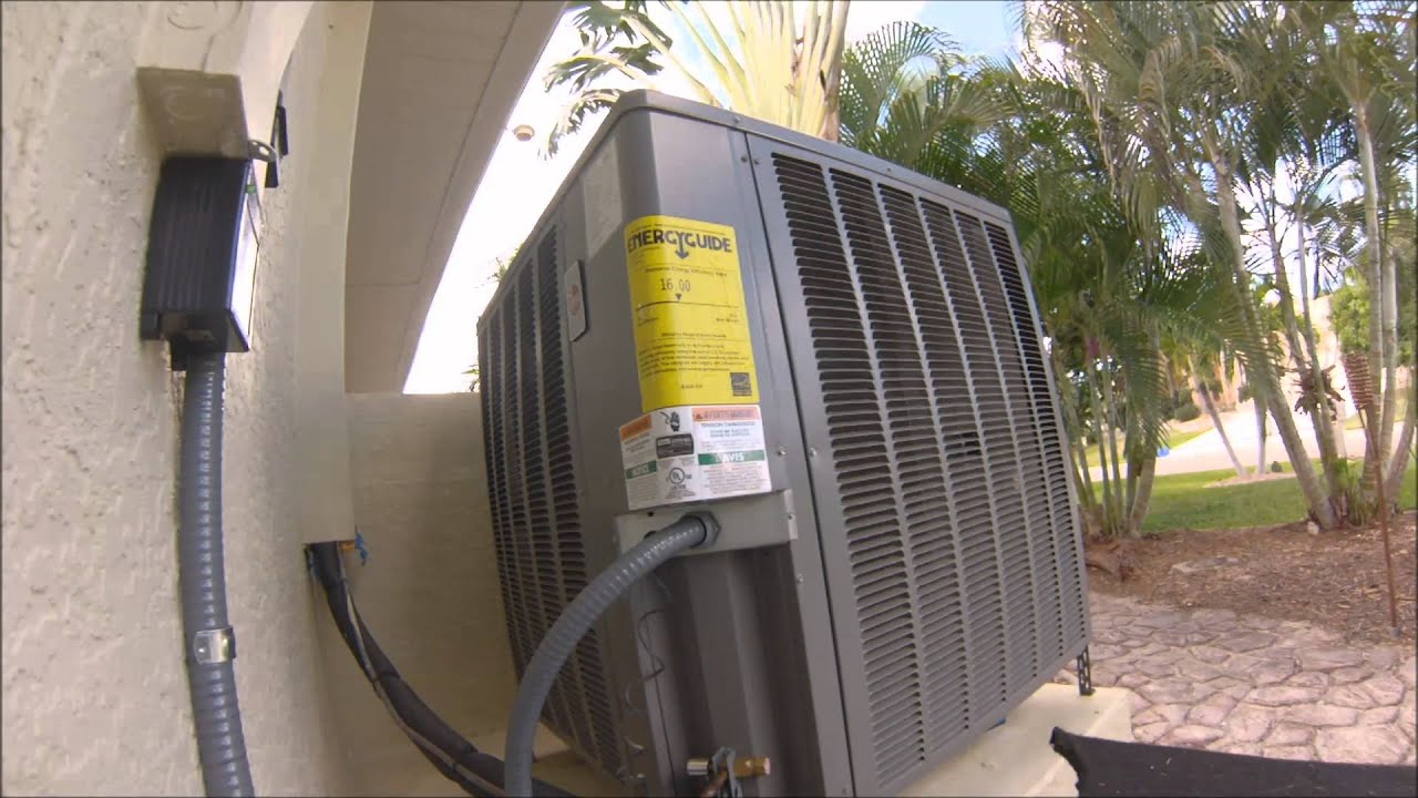 Rheem Air Conditioner makes unusual noise during shut down