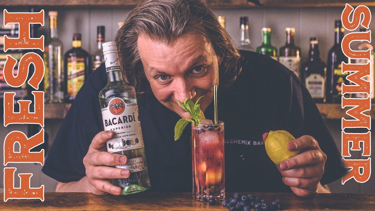 Blueberry Lemon Mojito, a Sweet and Tart Spring Cocktail