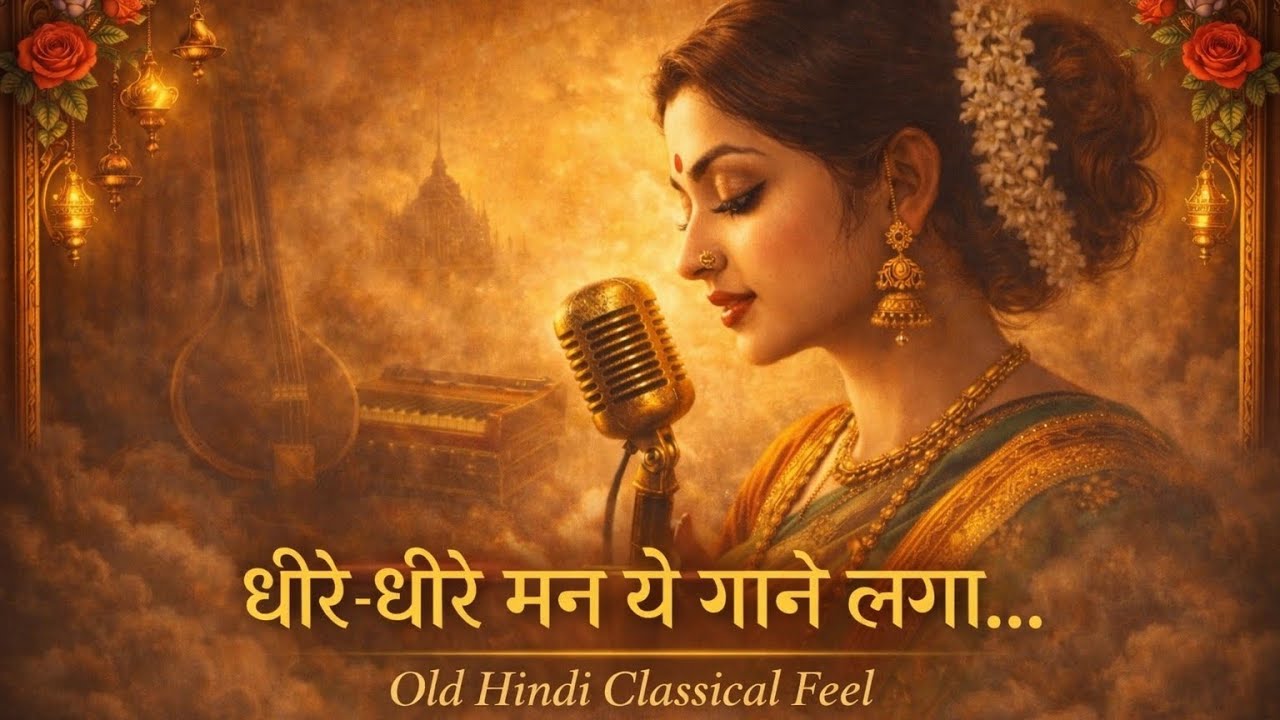90s Feel Hindi Song | Soft Classical Female Voice | Dil Mein Utar Jaane Wala Gaana