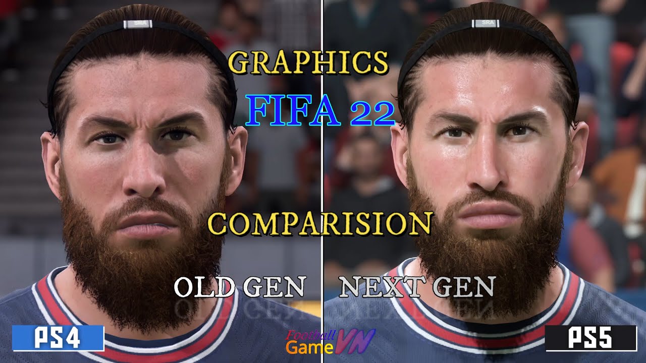 FIFA 22 GRAPHICS COMPARISION | OLD-GEN vs NEXT-GEN | PS4 vs PS5 | FACE - GRAPHICS - GAMEPLAY