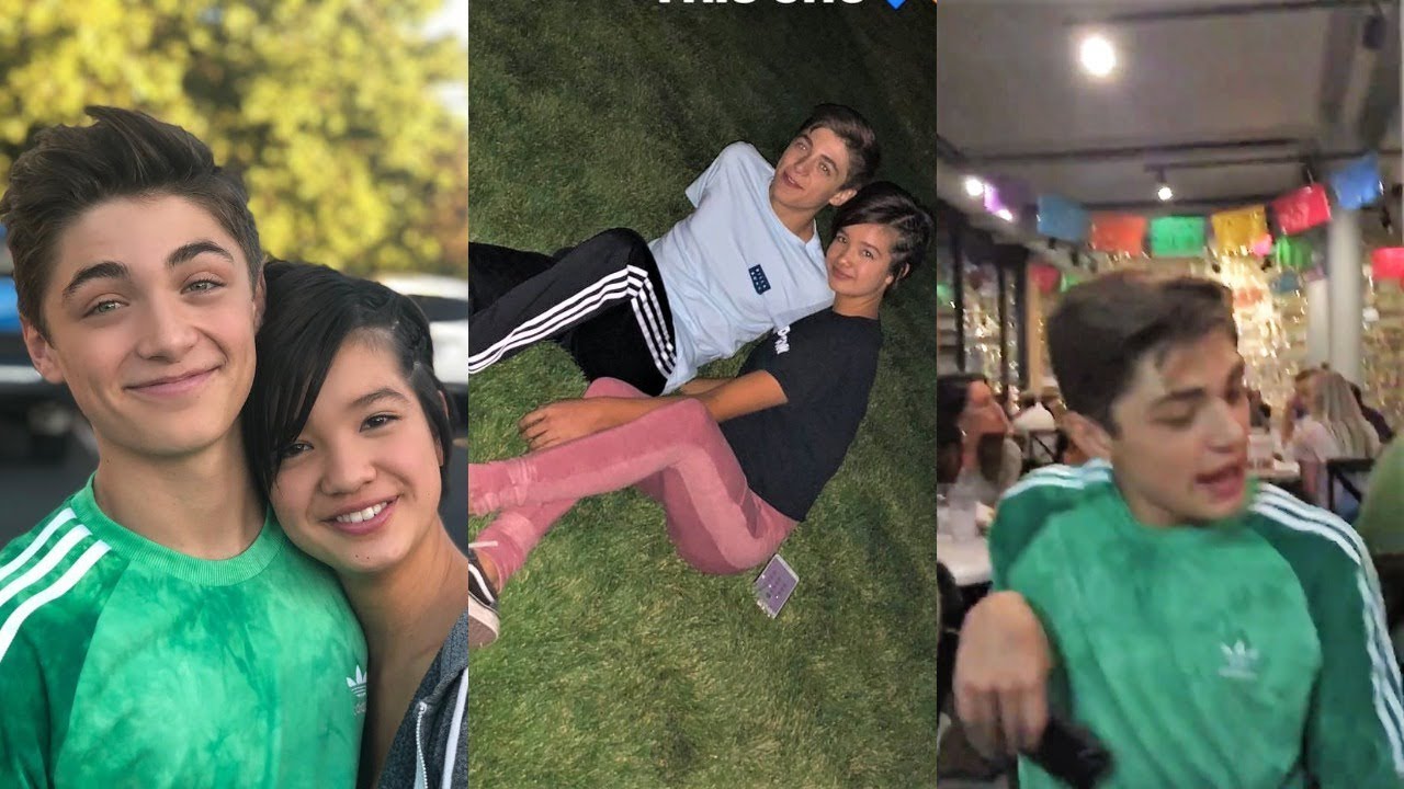 Asher Angel and Peyton Elizabeth Lee together