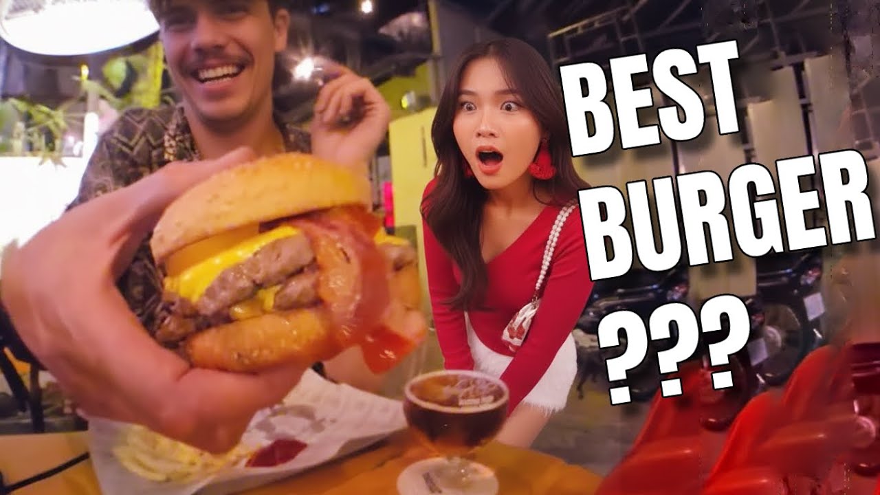 I Went To The Highest Rated Burger In Phnom Penh