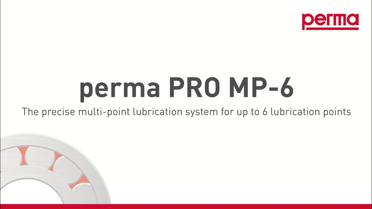 perma PRO MP-6 – Automatic lubrication system