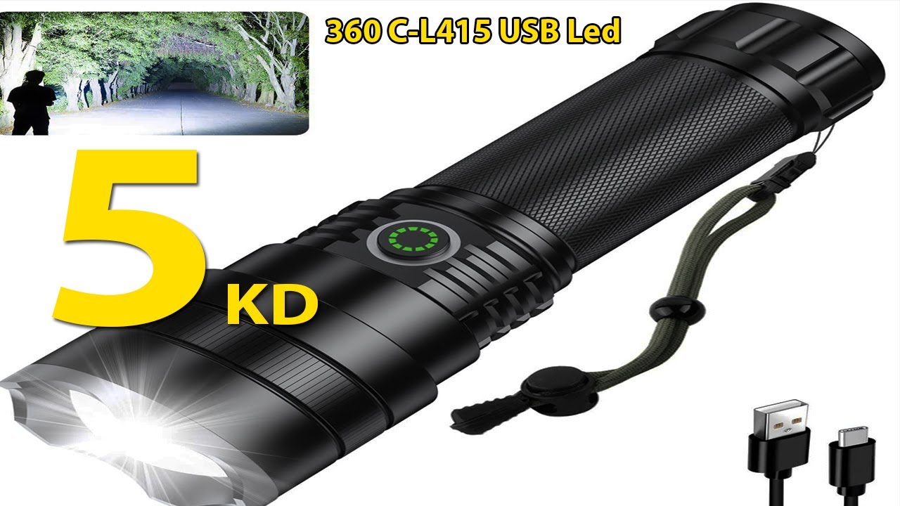 360 C-L415 USB Led Flashlight (96078996)