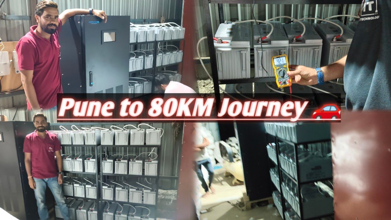 80 KVA UPS Battery Installation | Pune to 80KM Travel Full Vlog