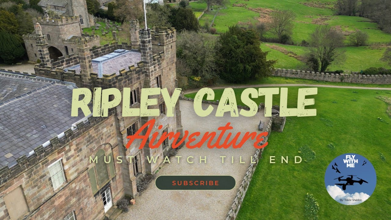 RIPLEY CASTLE 4K HARROGATE DJI MINI 3 PRO DRONE