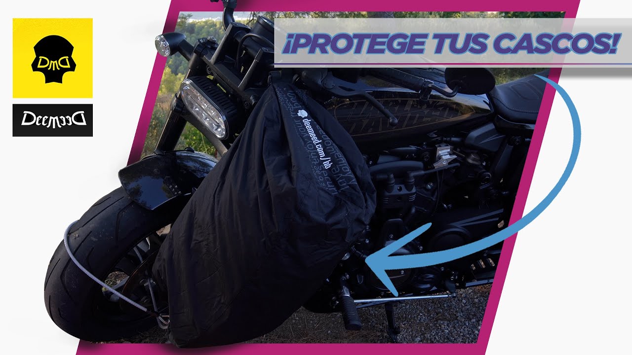 Deemeed Helmet Security Bag o cómo dejar el casco en tu moto sin peligro