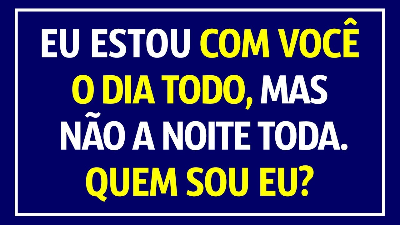 20 Adivinhas Que Só 5% - as Mentes Mais Brilhantes - Conseguem Acertar