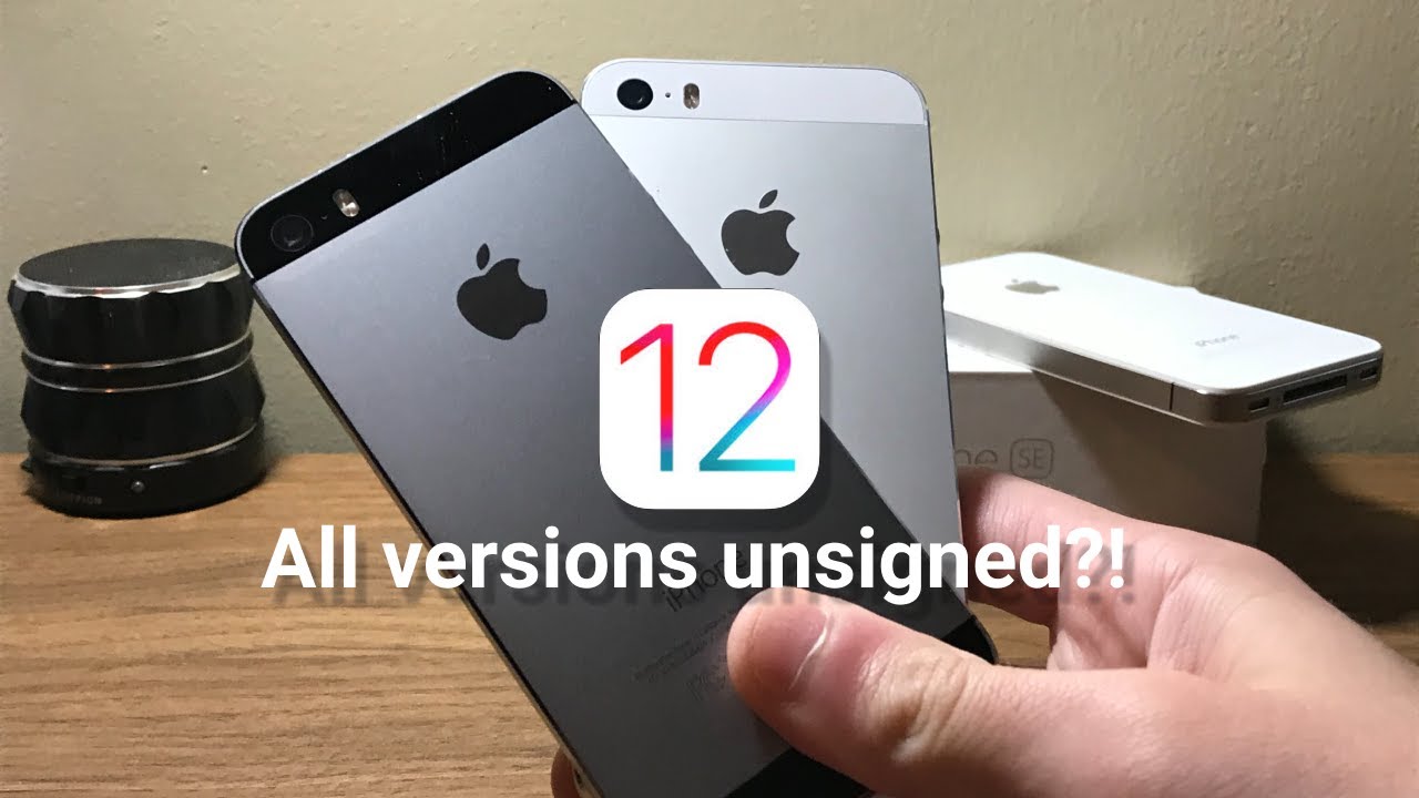iOS 12.4.2 UNSIGNED For iPhone 5S & iPad mini 3!?! {ALL VERSIONS UNSIGNED!}