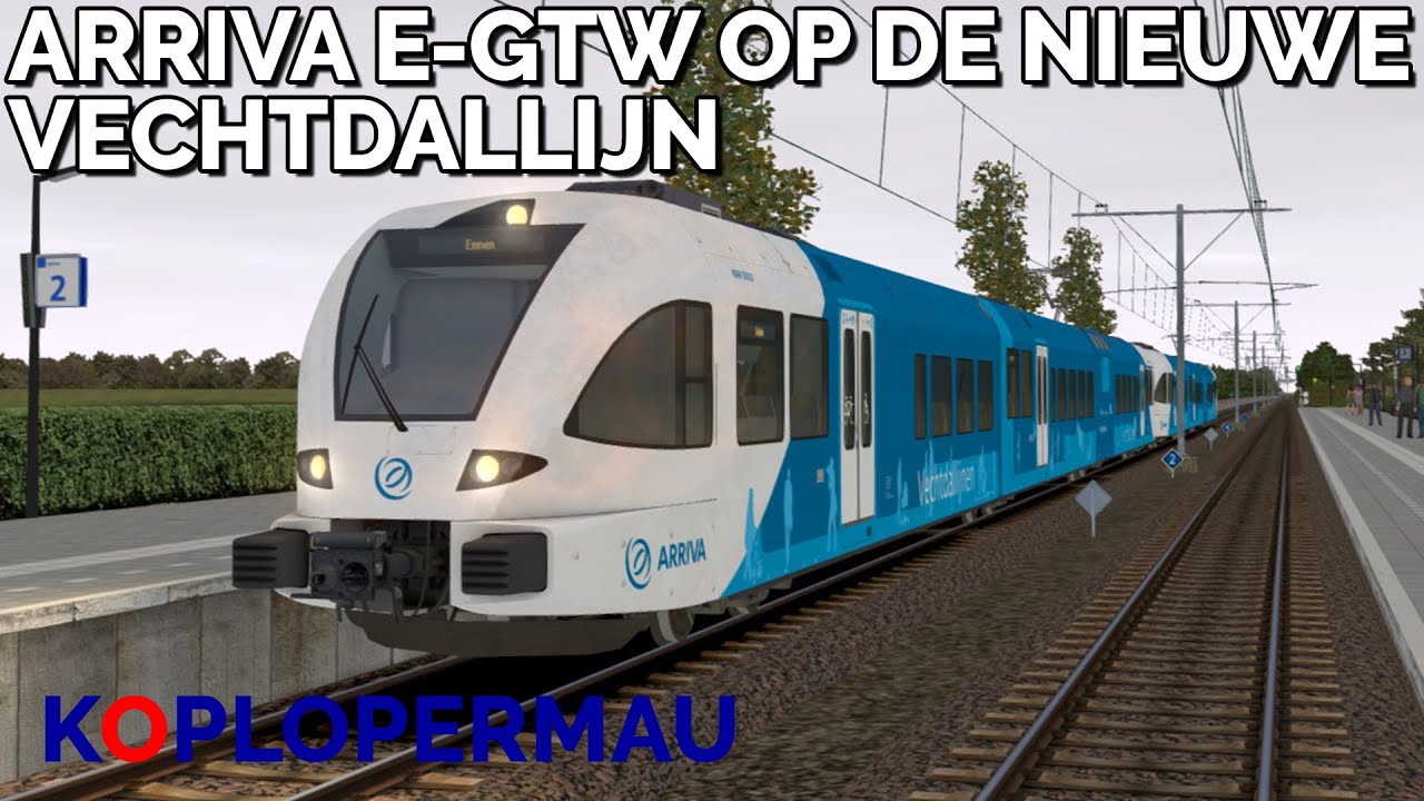 Train Simulator 2022: Blauwnet Arriva E-GTW van Zwolle naar Emmen op de Vechtdallijn v3