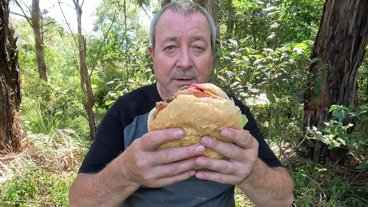 The Almighty Lot Burger From Fishnets Takeaway